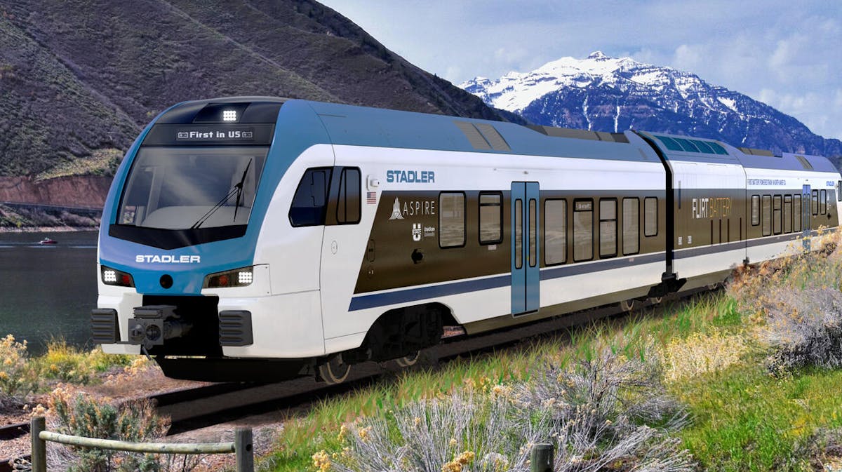 Stadler&apos;s FLIRT zero-emissions train
