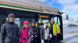 Participants in the partnership between Durham Regional Transit and the Abilities Centre’s Pathways program. Participants in the partnership between Durham Regional Transit and the Abilities Centre’s Pathways program.