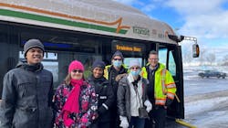 Participants in the partnership between Durham Regional Transit and the Abilities Centre&rsquo;s Pathways program.