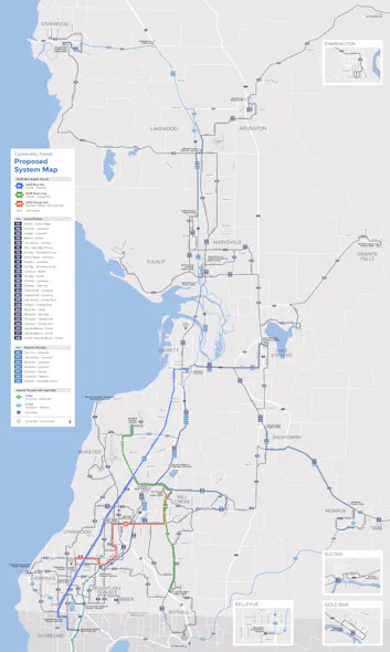 Random Transit System Map Community Transit proposes transit changes for “2024 and beyond” | Mass ...