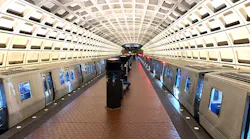 File image showing Metrorail trains with 7000 series cars at WMATA's Navy Yard station.
