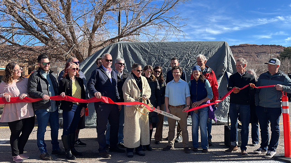 The city of Moab celebrated the launch of MAT with a ribbon-cutting ceremony on Thursday, March 16.