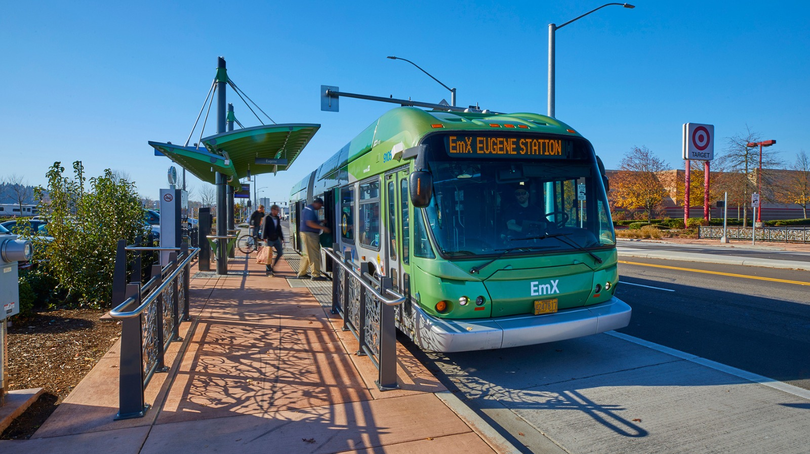 LTD's Board has approved the purchase of seven new 60-foot buses, similar to the one in this photo, to replace its aging fleet of EmX vehicles.