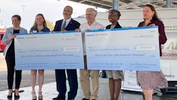 On Saturday, March 11, federal and local officials joined to mark CapMetro&apos;s pair of grants that will support delivery of two MetroRapid BRT lines.