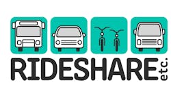 RIDESHARE graphic. RIDESHARE graphic.