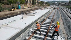 The Foothill Gold Line Construction Authority has completed all grade crossing reconstruction work that required long-term street closures for the project's 21 at-grade (street level) crossings from Glendora to Pomona. The Foothill Gold Line Construction Authority has completed all grade crossing reconstruction work that required long-term street closures for the project's 21 at-grade (street level) crossings from Glendora to Pomona.