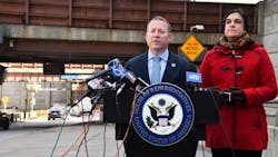 U.S. Reps. Gottheimer and Malliotakis speak during a press event to outline the priorities of their Congressional Anti-Congestion Tax Caucus. U.S. Reps. Gottheimer and Malliotakis speak during a press event to outline the priorities of their Congressional Anti-Congestion Tax Caucus.