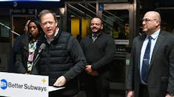 MTA New York City Transit President Richard Davey hosts a press conference at Fulton Transit Center on Mar. 8, 2023 along with Group Station Managers, to announce the reopening of additional subway station restrooms and to report favorable customer satisfaction surveys. MTA New York City Transit President Richard Davey hosts a press conference at Fulton Transit Center on Mar. 8, 2023 along with Group Station Managers, to announce the reopening of additional subway station restrooms and to report favorable customer satisfaction surveys.