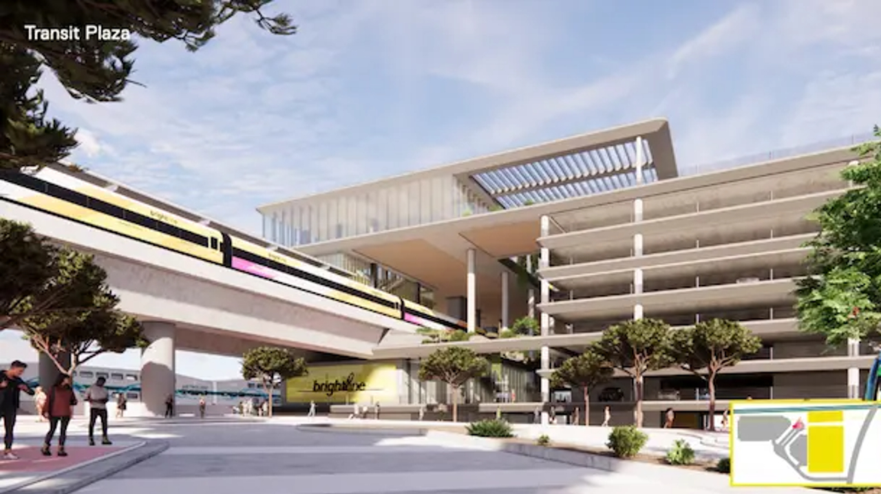 Brightline West, Southern Nevada Building Trades Union and SBCTC sign