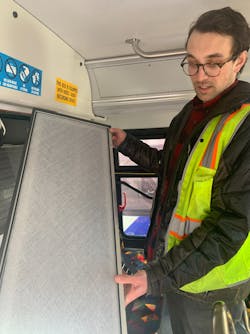 The Denver RTD has begun upgrading the air filters across its bus fleet. The Denver RTD has begun upgrading the air filters across its bus fleet.