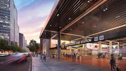 Draft design of Downtown San Jose BART station. Draft design of Downtown San Jose BART station.