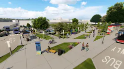 A rendering of CDTA's Gateway Transit Center.