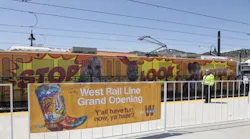 The grand opening of the W Line in 2013.