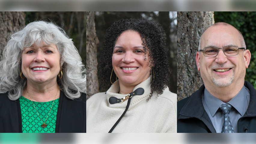 Left to right: Laura Merry, Leann Caver and Tim Shellenberger.