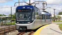 A conceptual rendering of future GCRTA high floor light-rail vehicles from Siemens.