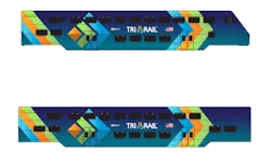 New Tri-Rail train designs. New Tri-Rail train designs.