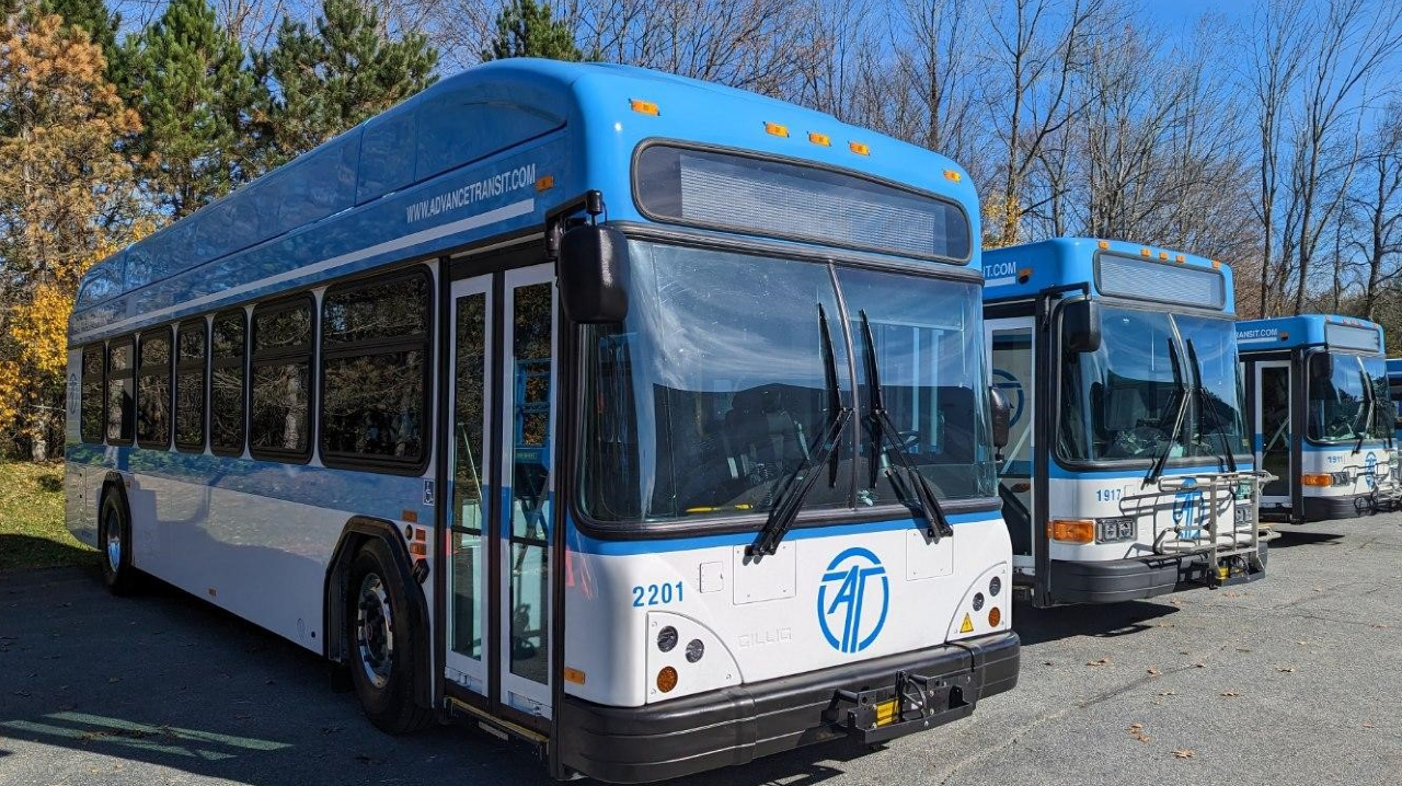 Advance Transit&rsquo;s first set of electric buses started operation March 13.