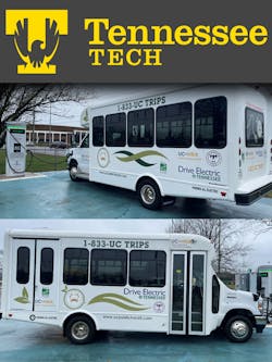 Phoenix Motorcars delivered an all-electric, zero-emission Z400 shuttle bus to UCHRA in partnership with Tennessee Technological University. Phoenix Motorcars delivered an all-electric, zero-emission Z400 shuttle bus to UCHRA in partnership with Tennessee Technological University.