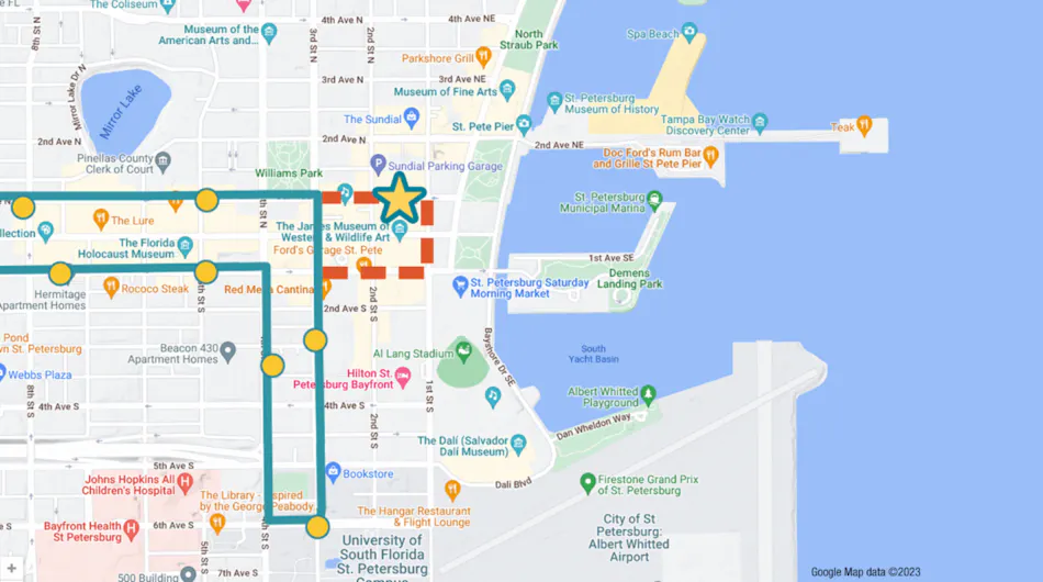 Psta Map PSTA expanding SunRunner BRT system | Mass Transit