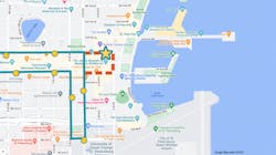 PSTA SunRunner map. PSTA SunRunner map.