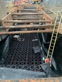 An inside look at the StormBrixx water management system. An inside look at the StormBrixx water management system.