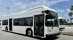 The Tampa International Airport has received four new electric buses.