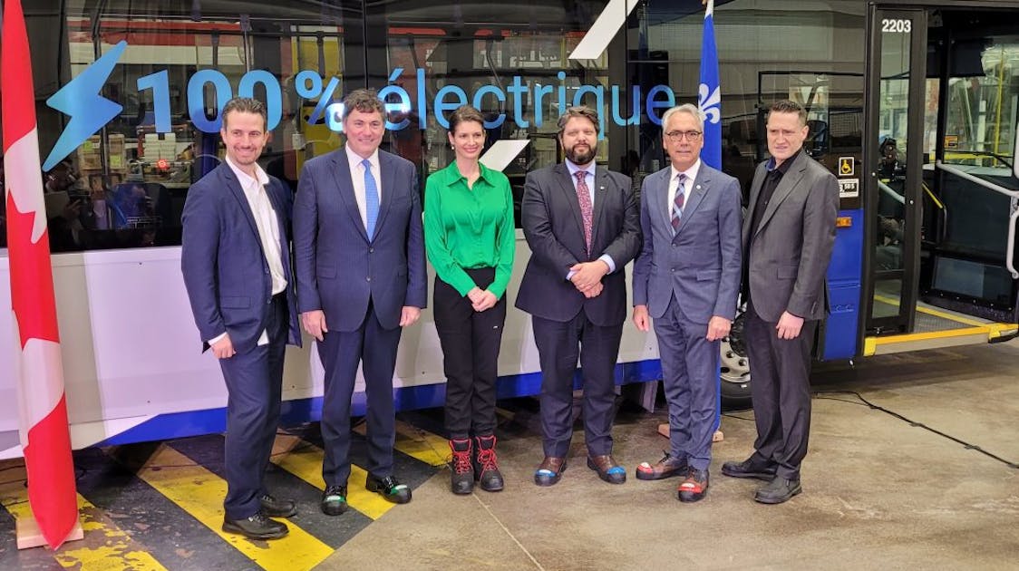 Quebec launches North America's largest electric bus project to lead the  way for climate-friendly transit