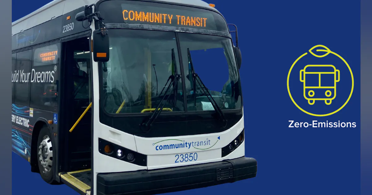 Community Transit planning move to zero-emissions buses | Mass Transit