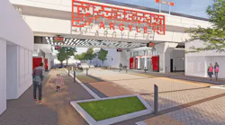 A rendering of the future Argyle Station that will be rebuilt as part of Stage B of the Lawrence to Bryn Mawr Modernization Project that will begin this summer.