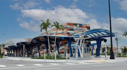 The Lauderhill Transit Center received the GOLD level of certification on the LEEDv4 Transit Center Rating System.