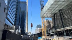 Two large cranes need to be installed within the Union Station Rail Corridor. Two large cranes need to be installed within the Union Station Rail Corridor.