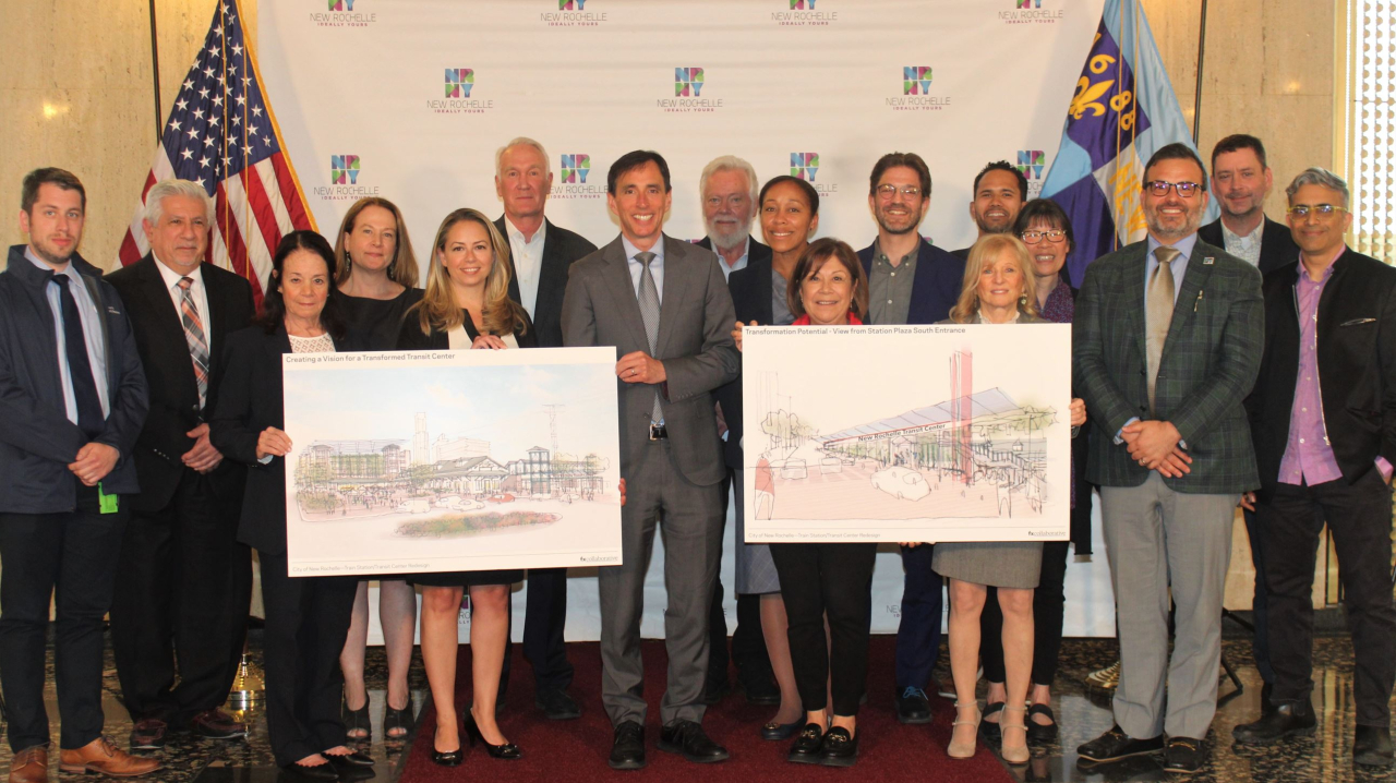The city of New Rochelle has selected FXCollaborative to transform the train station and transit center in downtown New Rochelle.