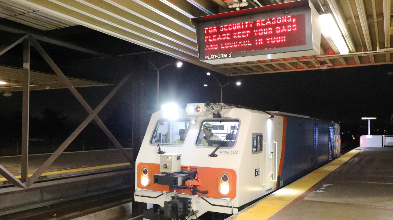 BART's newest Rail Inspection Vehicle.