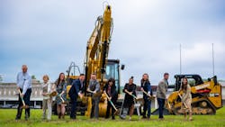 State and local dignitaries gathered May 9 to celebrate the groundbreaking of a new transit center and garage in Frankfort, Ky. State and local dignitaries gathered May 9 to celebrate the groundbreaking of a new transit center and garage in Frankfort, Ky.