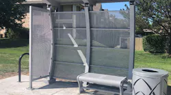 Tolar Manufacturing Company delivered 10 Signature Crescent bus shelters to Lawrence Transit in Kansas.