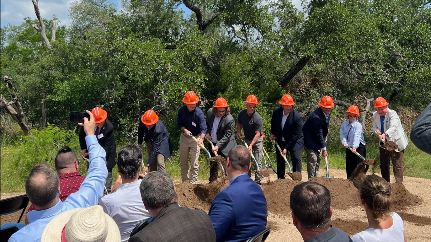 Loram held a ceremonial groundbreaking for its Global Rail Campus.