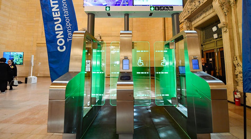 The MTA showcased a prototype of a new style of fare gate following the release of the final report from the Blue Ribbon Panel on Fare Evasion.