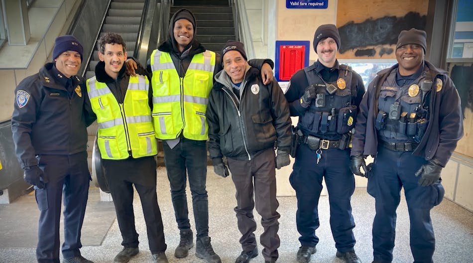 Members of Metro Transit&apos;s security team.