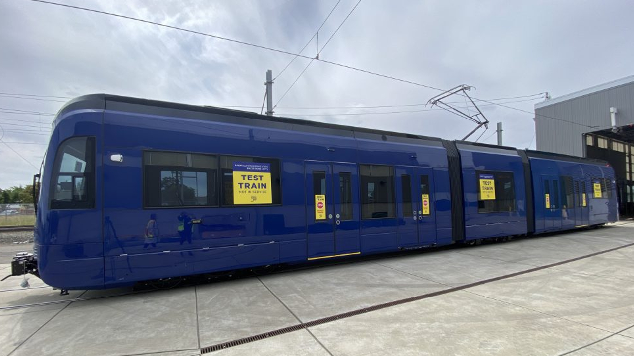 SacRT's new low-floor light-rail trains from Siemens Mobility.