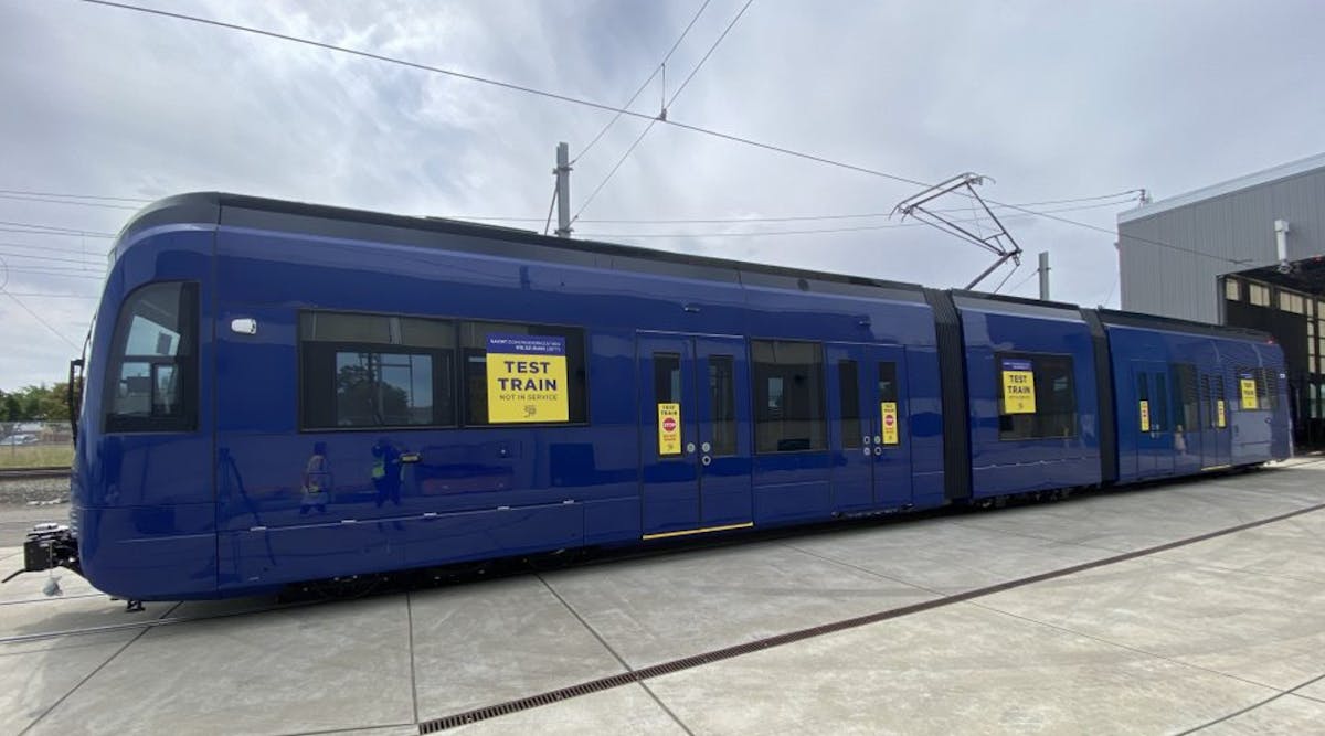 SacRT&apos;s new low-floor light-rail trains from Siemens Mobility.