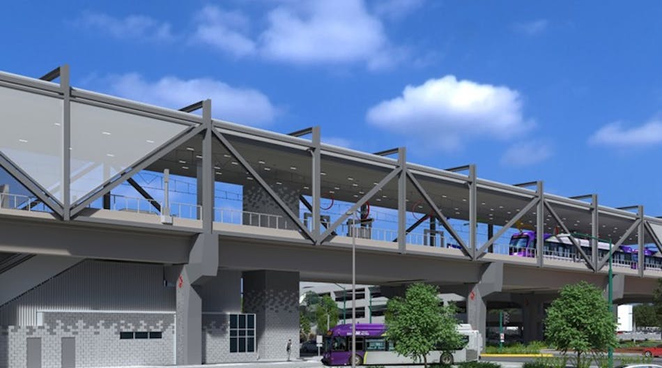 A rendering of the future Metrocenter transit center that will be named after former Phoenix Mayor and Councilmember Thelda Williams.