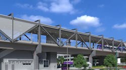 A rendering of the future Metrocenter transit center that will be named after former Phoenix Mayor and Councilmember Thelda Williams. A rendering of the future Metrocenter transit center that will be named after former Phoenix Mayor and Councilmember Thelda Williams.