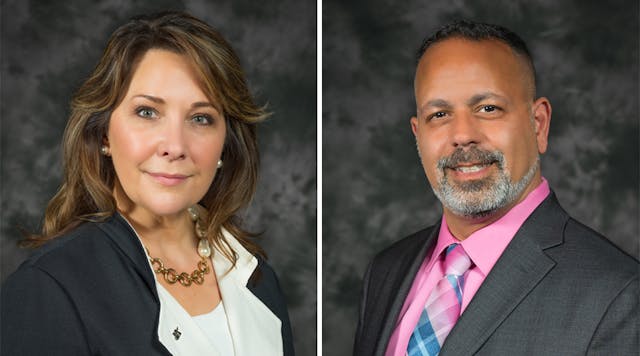 Left, Melissa Boyles has been named Valley Metro chief of staff and Mike Pal has been named chief transportation officer.