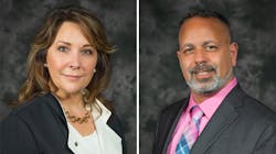 Left, Melissa Boyles has been named Valley Metro chief of staff and Mike Pal has been named chief transportation officer.