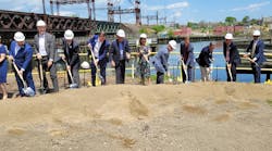 An event was held May 12 to mark the start of construction on the Walk Bridge replacement project.