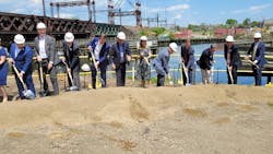 An event was held May 12 to mark the start of construction on the Walk Bridge replacement project. An event was held May 12 to mark the start of construction on the Walk Bridge replacement project.