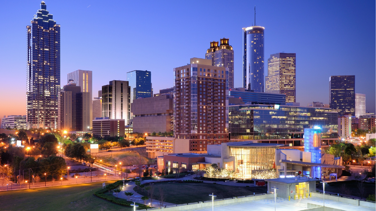 Atlanta skyline.