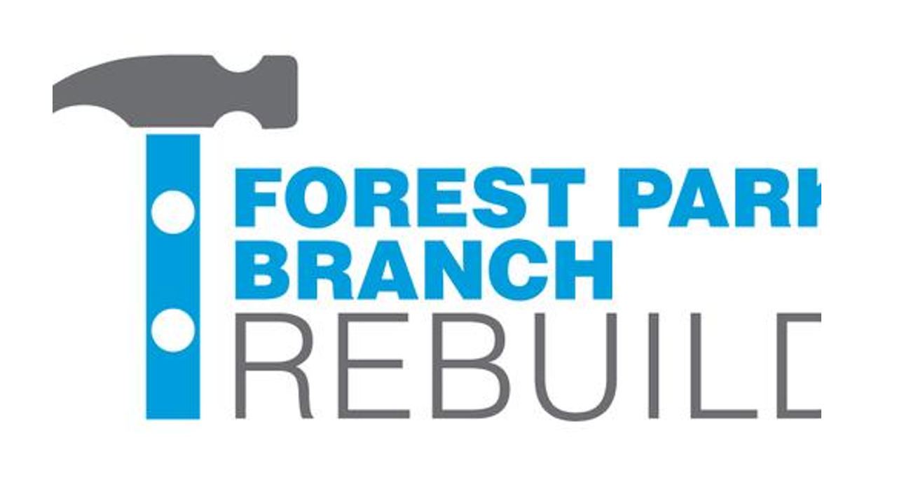 CTA's Forest Park Branch Rebuild graphic.