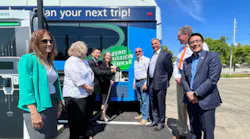 SacRT, along with GiddyUp EV Charging and SMUD unveiled a new high-speed electric vehicle public charging hub at the Power Inn light rail station.