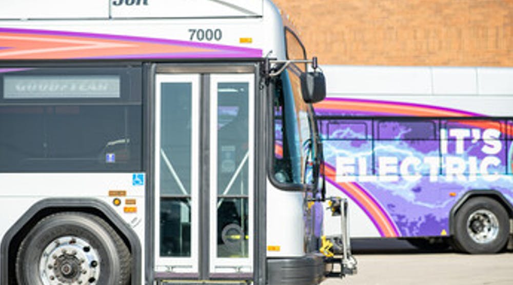 The new Urban Max BSAEV tire from Goodyear was designed in partnership with Gillig and is the first Goodyear tire engineered specifically with low rolling resistance for EV transit and Metro buses to help extend range and handle the increased load capacity.
